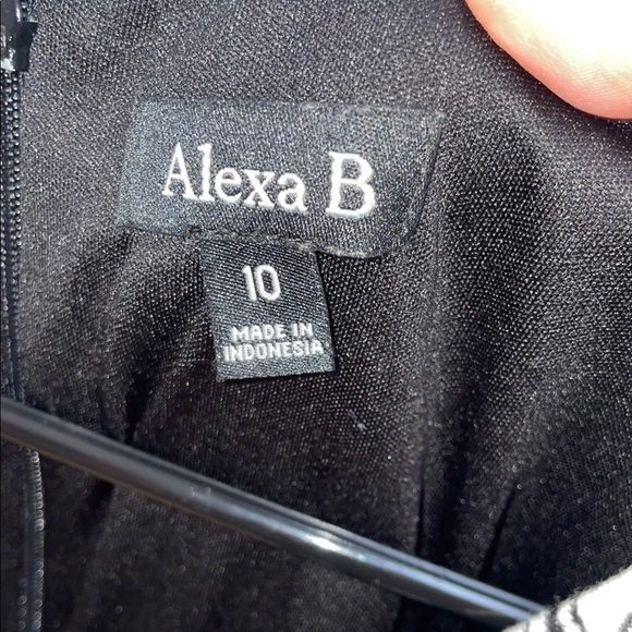 Trendy Black and White Mini Dress - Picture 2 of 6